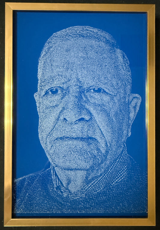 Handcrafted Lacquer Glass Wall Art